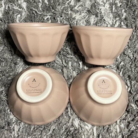 NIB Anthropologie Mini Matte Latte Bowls Set - Picture 1 of 6